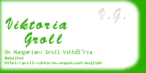 viktoria groll business card